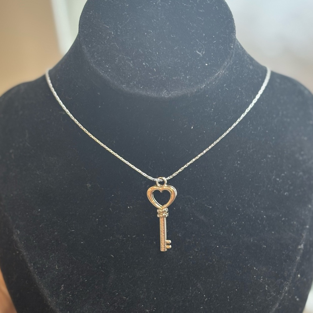 Louis vuttion key charm Necklace